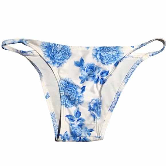 Floral White Bikini Bottom NWOT - Picture 2 of 4